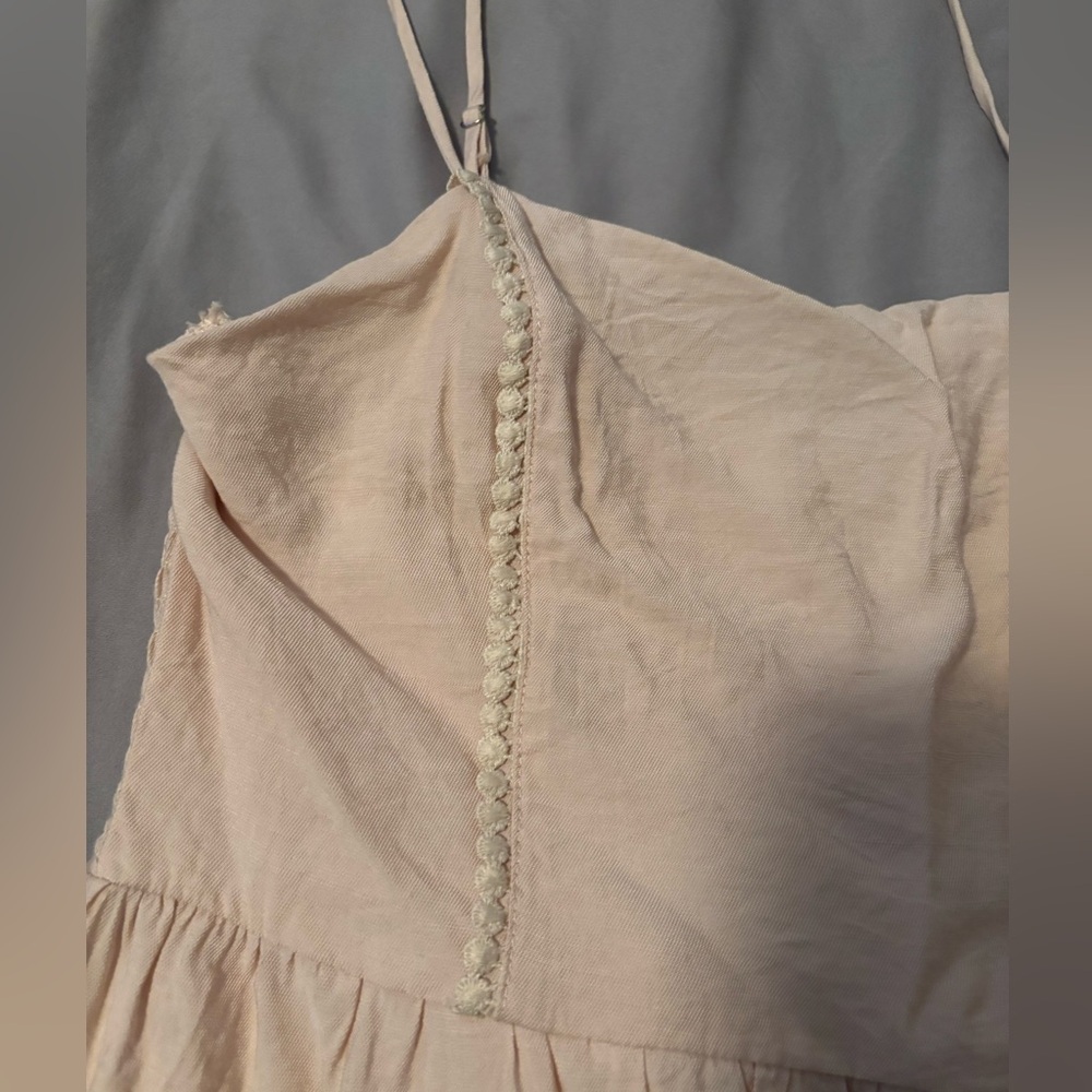 Beige Mini Dress - Picture 5 of 6